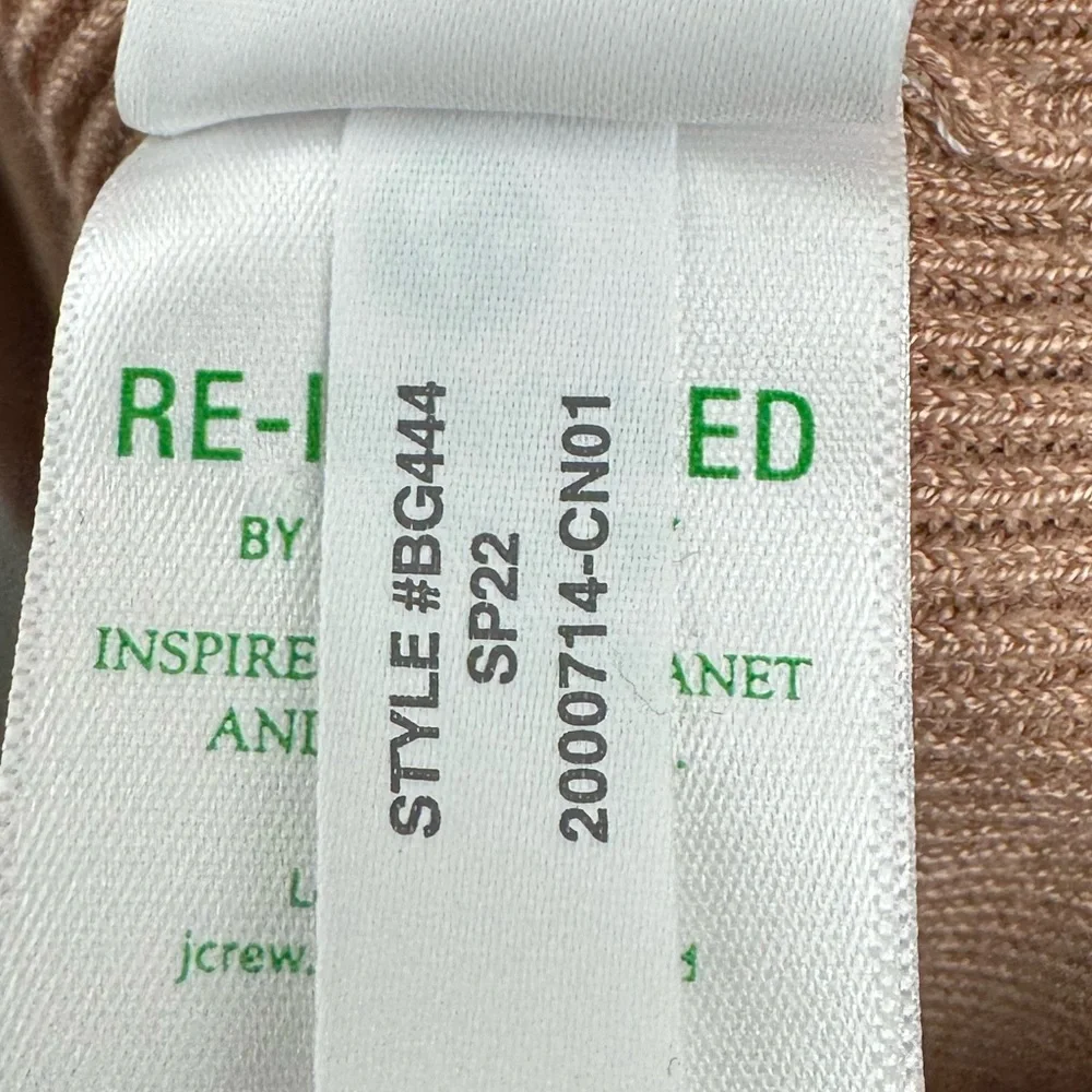 NWT J Crew Women Ribbed‎ Tie-Front Ballet Style Sweater Dress Size 2X